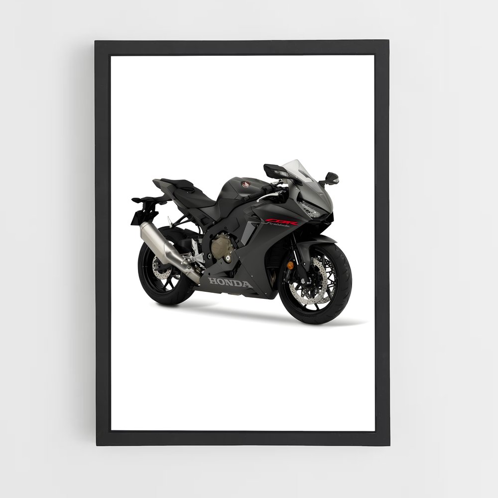 Poster incroyable Cbrrr-r fireblade – affiche Honda Moto (vue 2)